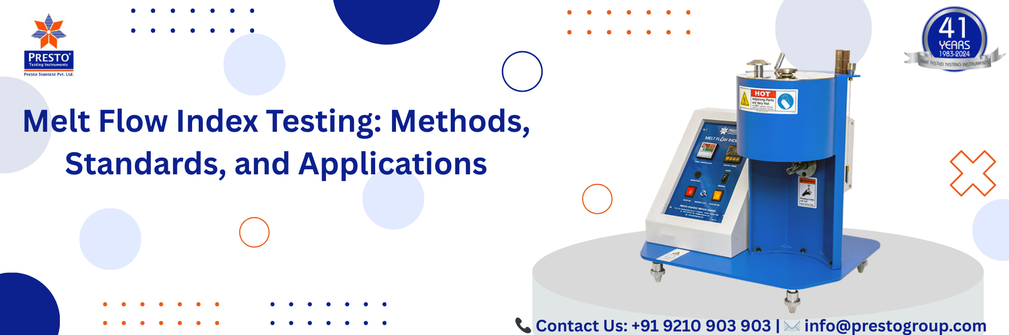 Melt Flow Index Testing: Methods, Standards, and Applications